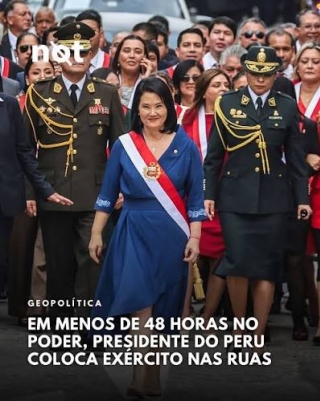 Keiko colocou for�as armadas contra o crime