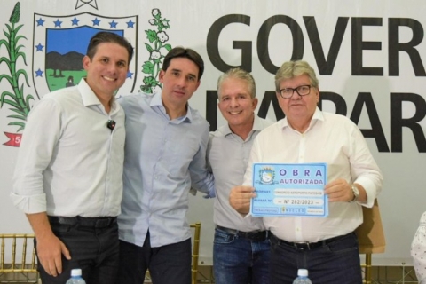 Hugo Motta, Silvio Costa, Nabor Wanderley e Jo�o Azevedo