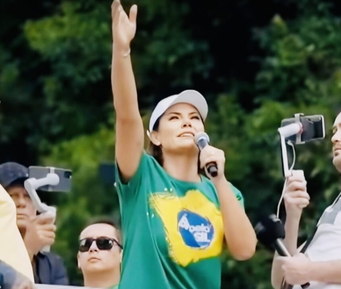 Michelle Bolsonaro esteve em Macap