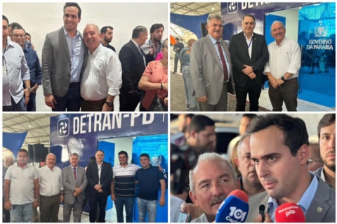 Burity foi prestigiar o evento do governador em exerc�cio
