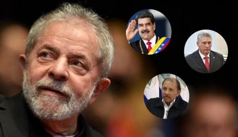 O biltre quer formar uma corrente do mal contra o Brasil