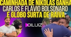 Muitos est�o aderindo � caminhada de Nikolas