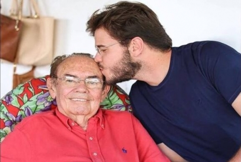 Bruno Cunha Lima ao lado do saudoso Ivandro