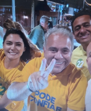 Michelle refor�ou a campanha de Marcelo Queiroga