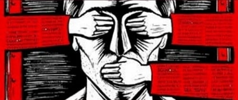 Em plena democracia, a justi�a censura uma emissora de TV