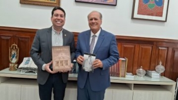 Felipe Leit�o e Ricardo Porto: harmonia entre os poderes