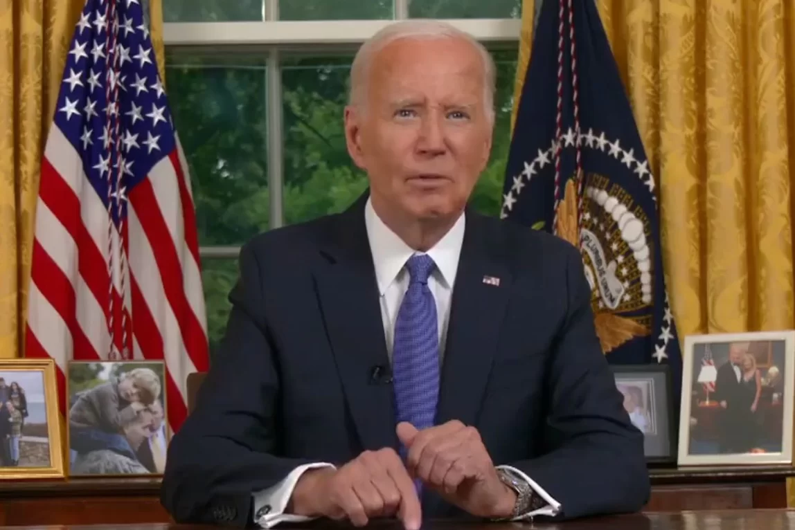 Biden fala da import�ncia da democracia dele