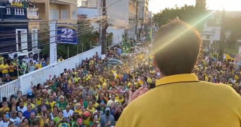 Mais uma vez Bolsonaro arrastou multid�o no Nordeste