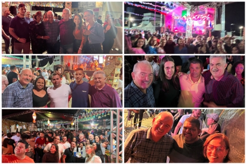 Jo�o e Rob�rio receberam cumprimento dos populares