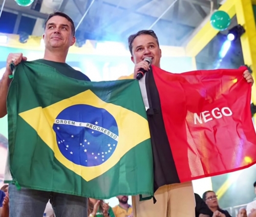 CONVEN��O DO PL: Fl�vio Bolsonaro confirma presen�a e evento ter� an�ncio do vice de Efraim